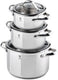 HENCKELS - Aragon 6 PC Stainless Steel Pot Set - 1023753