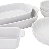 HENCKELS - Ceramic 8 PC White Bakeware Set - 1021841