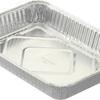 HFA - 108 Oz Large Full Curl Oblong Cake Pan, Pack of 100 - 394-40-100