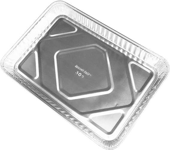 HFA - 1/4 Foil Sheet Full Curl Cake Pan, 100/Cs - 309-40-100