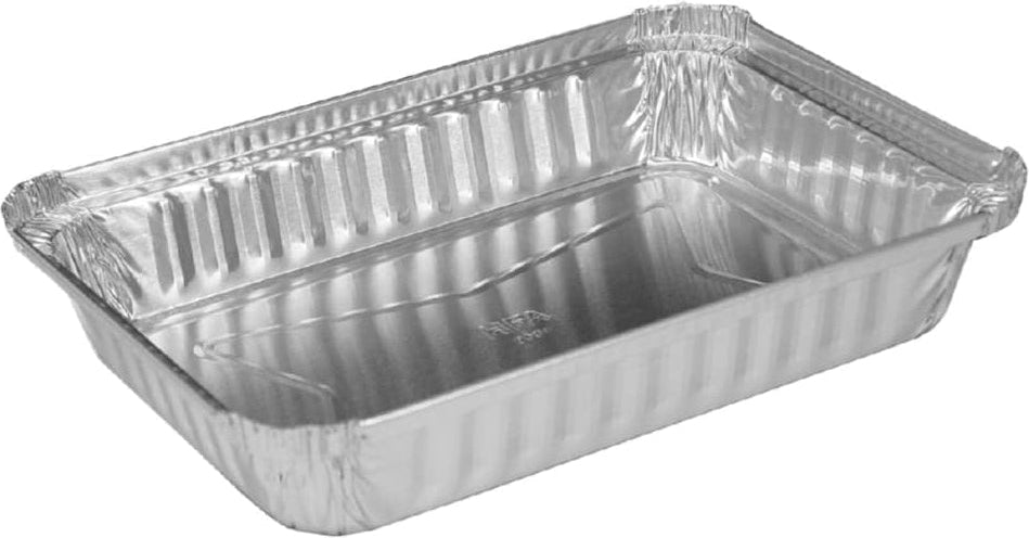 HFA - 1.5 lb Oblong Foil Shallow Conatiner, 500/Cs - 2061-30-500