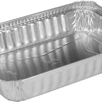 HFA - 1.5 lb Oblong Foil Shallow Conatiner, 500/Cs - 2061-30-500