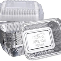 HFA - 1.5 lb/2.25 lb Oblong Dome Lid Fits For Foil Container, 500/Cs- 2062Dl-500