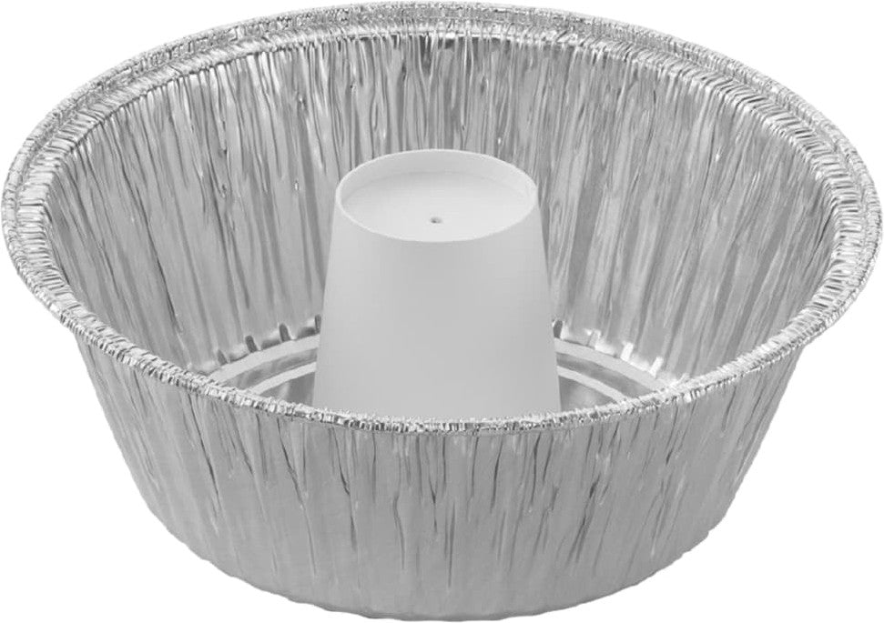 HFA - 60 Oz Foil Angel Food Container with Cup, 250/Cs - 4060-35-250 (Special Order Item)