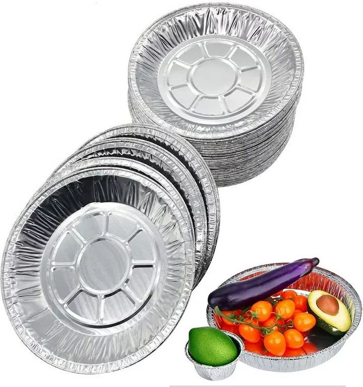 HFA - 7" Round Foil Container, 500/Cs – 2047-25-500