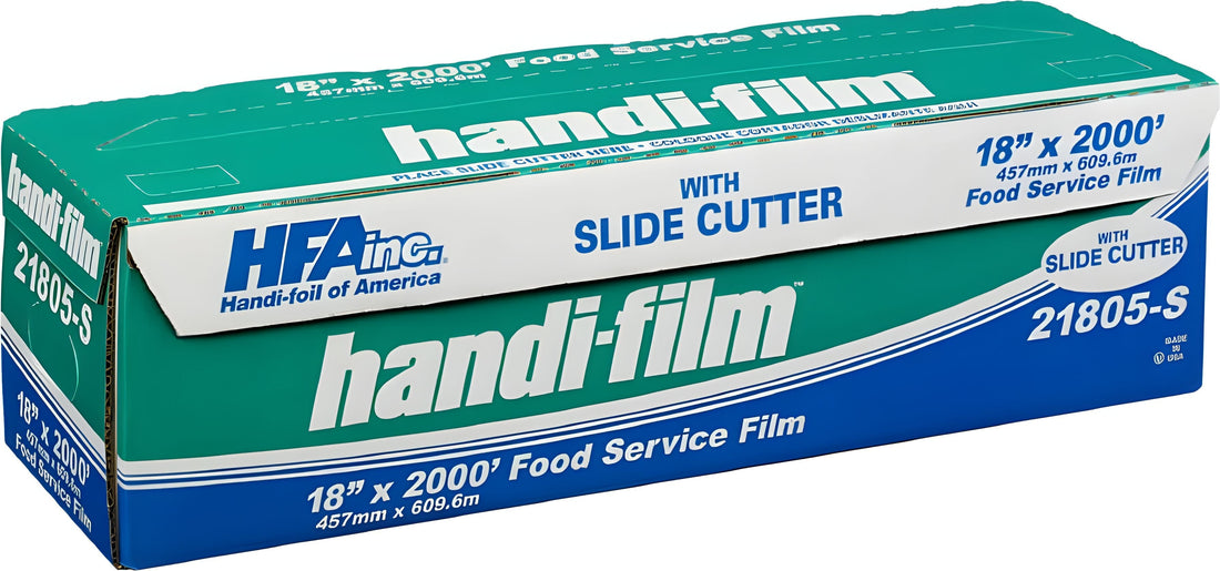 HFA - 8" X 2000 Ft Foodservice Film/Wraps with Slider Cutter - 21805-S