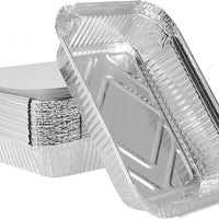HFA - 80 Oz Oblong Entree Take-Out Foil Pan, 250/Cs - 4041-45-250 (Special Order Item)