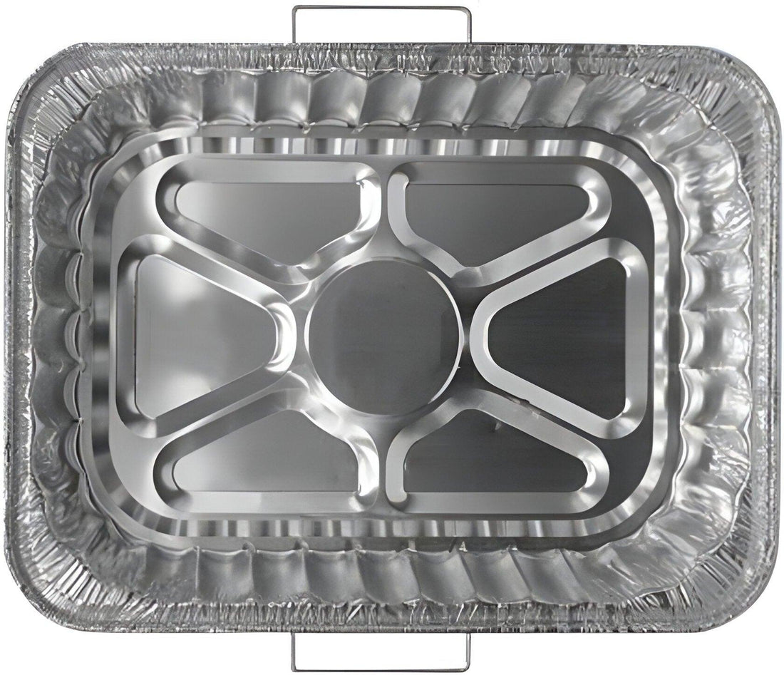 HFA - Large Aluminum Oblong Rack Roaster with Handle, 50/Cs - 2371-50