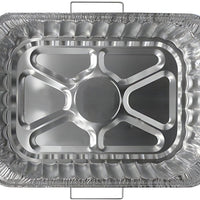 HFA - Large Aluminum Oblong Rack Roaster with Handle, 50/Cs - 2371-50