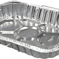 HFA - Large Aluminum Oblong Rack Roaster with Handle, 50/Cs - 2371-50