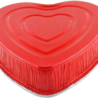HFA - Large Heart Shaped Foil Pan, 100/Cs - 339-30-100