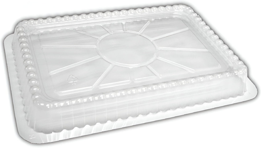 HFA - Plastic Dome Lid For 4 lb Oblong Plastic Containers, 250/Cs - 4040DL (Special Order Item)