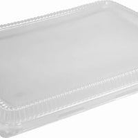 HFA - Plastic Low Dome Lid For 309 Foil Cake Pan, 100/Cs - 2063LDL-100