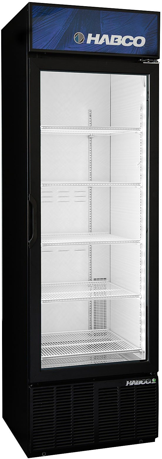 Habco - 23.9" Single Slimline Swing Door Cold Space Merchandiser Refrigerators - ESM18HC