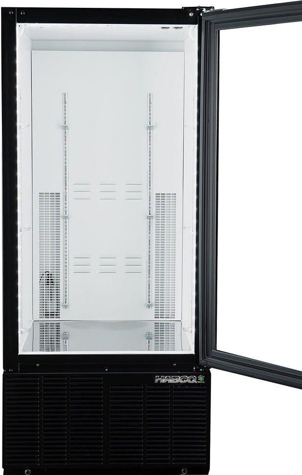 Habco - 23.9" Single Swing Door Impulse Cold Space Merchandiser - ESM10HC