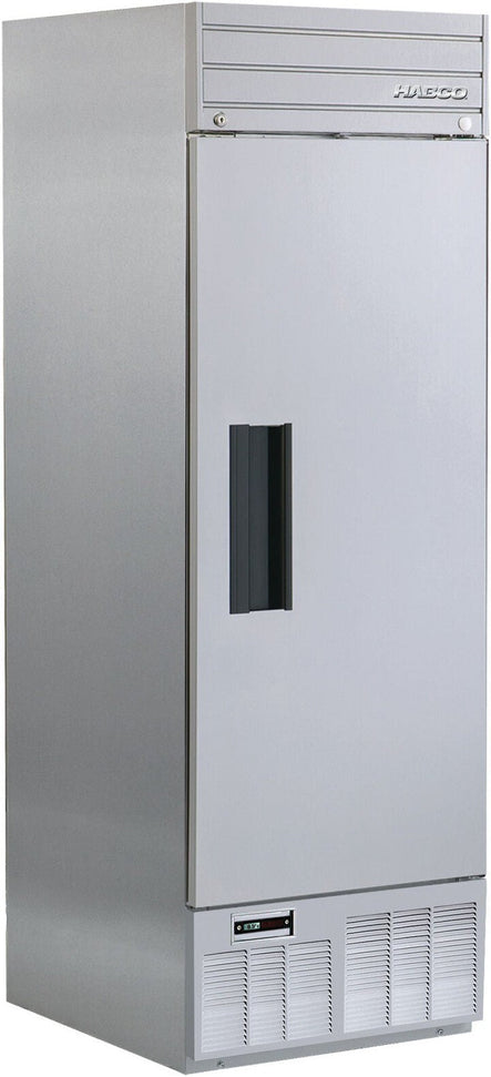 Habco - 23.9" Solid Single Swing Door Refrigerator with Stainless Steel Xterior - SE24HCSX - DISCONTINUED