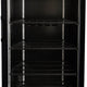 Habco - 30.5" Full-Height Single Swing Door Black Merchandiser Refrigerators - ESM28HCTD-BLK