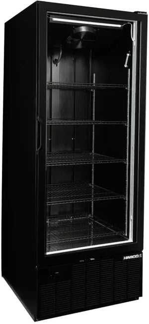 Habco - 30.5" Single Door Full Height Black Froze Space Merchandiser Freezer - SF28HCBATDM