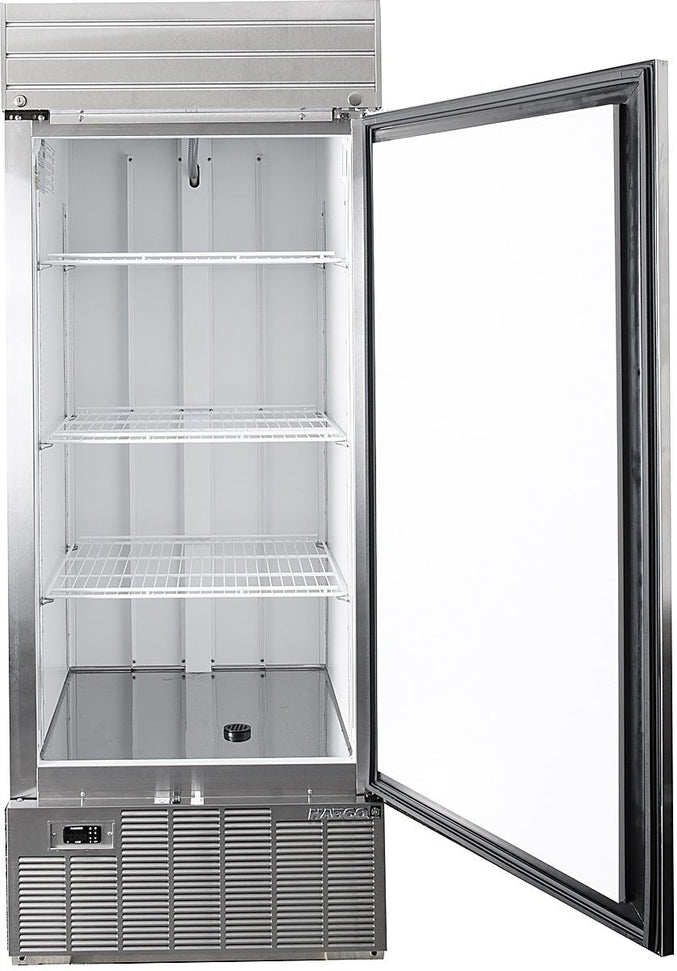 Habco - 30.5" Single Solid Swing Door Freezer Stainless Steel Xterior - SF28HCSX - DISCONTINUED