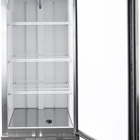 Habco - 30.5" Single Solid Swing Door Freezer Stainless Steel Xterior - SF28HCSX - DISCONTINUED