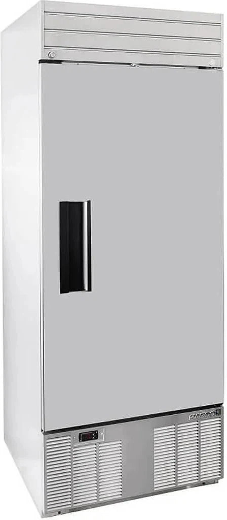 Habco - 30.5" Solid Single Swing Door Refrigerator with Stainless Steel Xterior - SE28HCSX - DISCONTINUED
