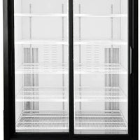 Habco - 47.5" Double Sliding Door Cold Space Merchandiser Refrigerators - ESM42HC