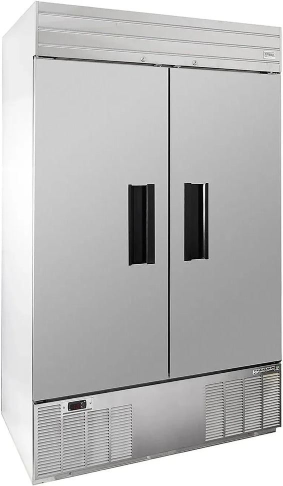 Habco - 47.5" Double Solid Door Refrigerator with Stainless Steel Exterior & Interior - SE46HCSA