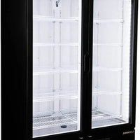 Habco - 47.5" Double Swing Door Froze Space Merchandiser Freezer - SF46HCBXM