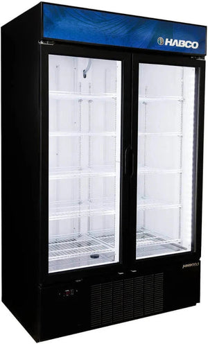 Habco - 47.5" Double Swing Door Froze Space Merchandiser Freezer - SF46HCBXM