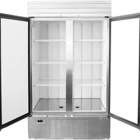 Habco - 47.5" Double Swing Solid Door Freezer with Stainless Steel Xterior - SF46HCSX - DISCONTINUED