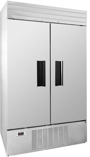 Habco - 47.5" Double Swing Solid Door Freezer with Stainless Steel Xterior - SF46HCSX