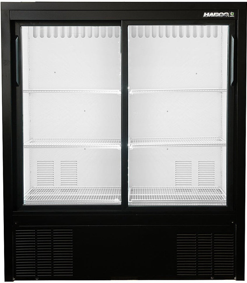 Habco - 54" Double Sliding Door Impulse Cold Space Merchandiser - ESM14SL54HC