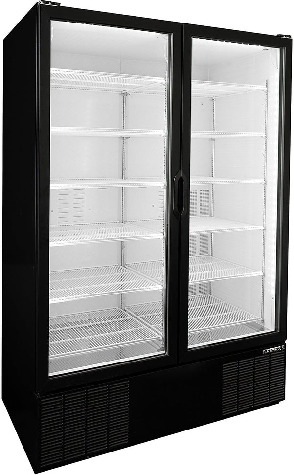 Habco - 54" Double Swing Glass Door Cold Space Merchandiser - ESM49HCTD