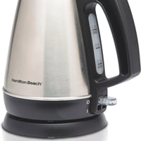 Hamilton Beach - 1 Liter Silver Stainless Steel Cordless Kettle - 40900C