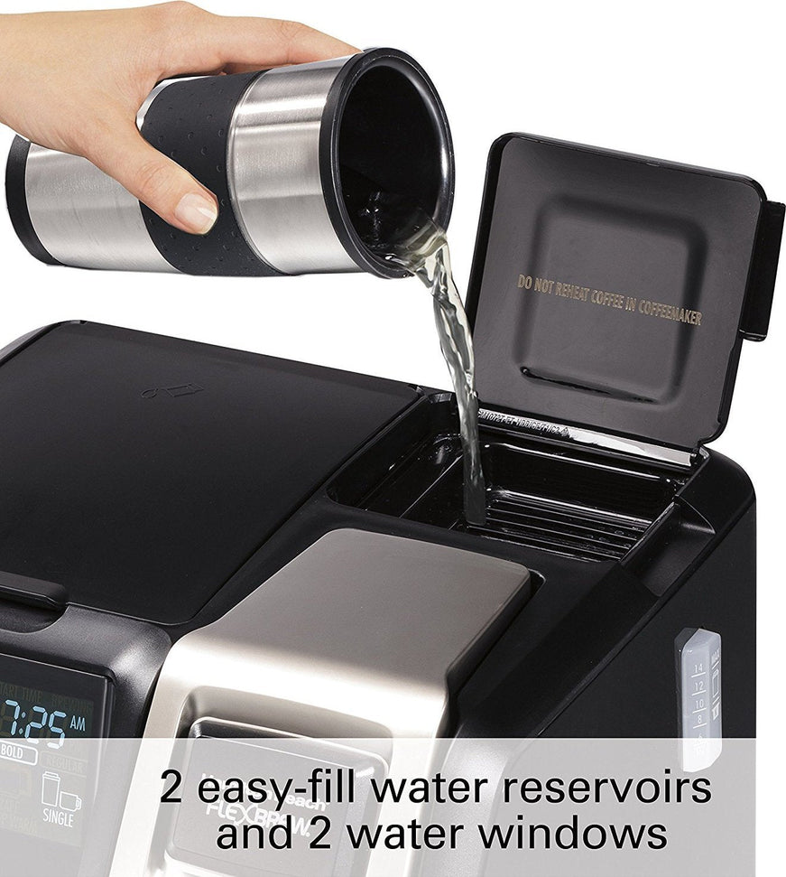 Hamilton Beach - 10 Cup FlexBrew 2-Way Programmable Coffee Maker with Thermal Carafe - 49966