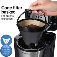 Hamilton Beach - 10 Cup Programmable Thermal Coffee Maker - 46899R