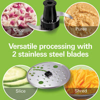 Hamilton Beach - 10 Cup Stack & Snap Food Processor with Big Mouth - 70721C