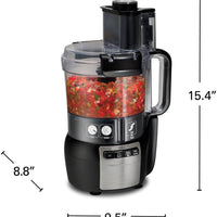 Hamilton Beach - 10 Cup Stack & Snap Food Processor with Big Mouth - 70721C