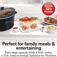 Hamilton Beach - 10 Quart Black Slow Cooker - 33195