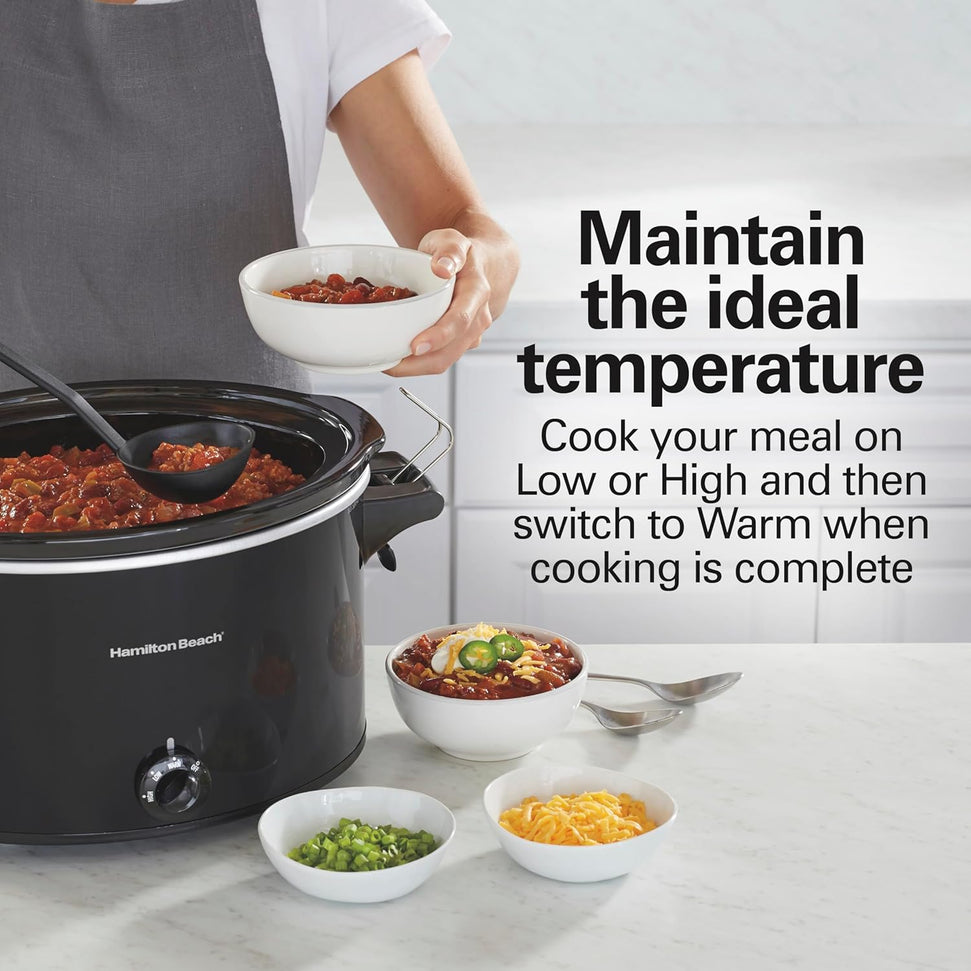 Hamilton Beach - 10 Quart Black Slow Cooker - 33195