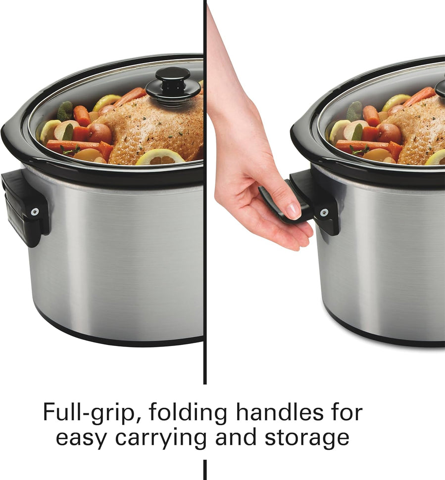Hamilton Beach - 10 Quart Stainless Steel Slow Cooker - 33190F