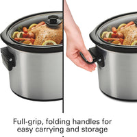 Hamilton Beach - 10 Quart Stainless Steel Slow Cooker - 33190F
