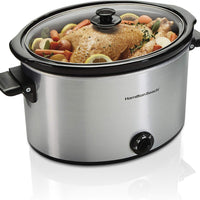 Hamilton Beach - 10 Quart Stainless Steel Slow Cooker - 33190F