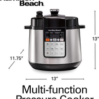 Hamilton Beach - 10 in 1 Function Electric Pressure Cooker - 34502