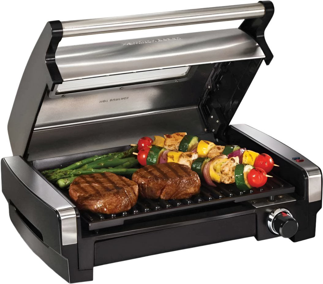 Hamilton Beach - 118 Sq. In. Searing Grill with Lid Window - 25361C - DISCONTINUED