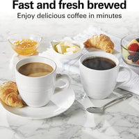 Hamilton Beach - 12.6" Black The Scoop® Single-Serve Coffee Maker - 47620C