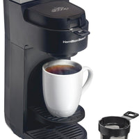 Hamilton Beach - 12.6" Black The Scoop® Single-Serve Coffee Maker - 47620C