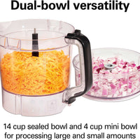 Hamilton Beach - 14 Cup Stack & Snap Duo Food Processor - 70585