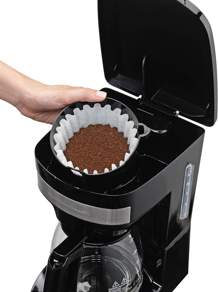 Hamilton Beach - 14 Cups Black Programmable Coffee Maker - 46295C