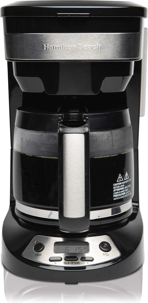 Hamilton Beach - 14 Cups Black Programmable Coffee Maker - 46295C